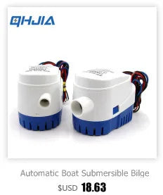 Automatic Boat Submersible Bilge Pump 12V 24V Volt DC Electric Marine Water Pump Small Auto 6500GPH 750GPH 1100GPH With Switch