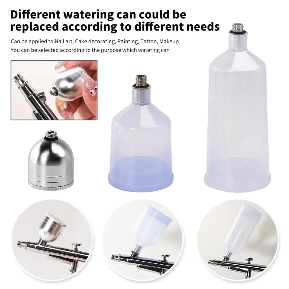 Nail Tattoo Color Painting Moisturizing Spray Nano Injector Portable Spray Gun Compression Kit Beauty Cleansing Whitening