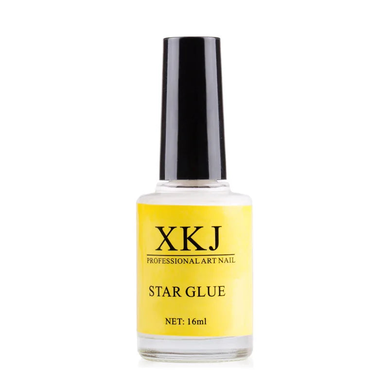 16 ml Star Glue Professional Stickers Tips Nail Glue Foil Transfer Gel Nail Art Adhesive Gel Nail Polish Nail Glue Extra Strong