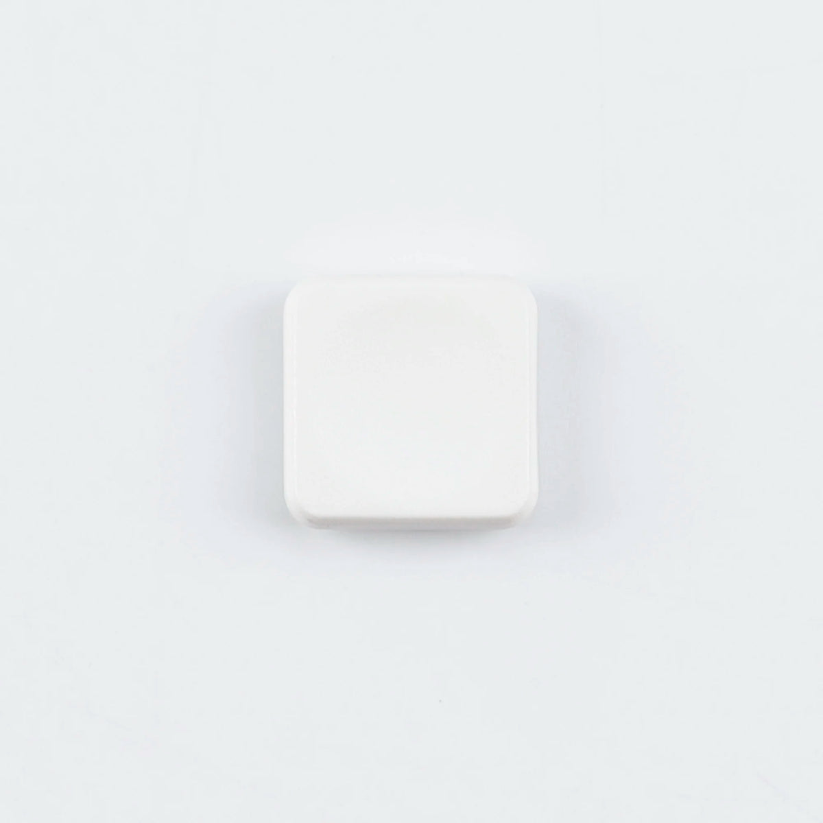 YMDK Square Round 1u Low Profile Blank Black White Keycaps PBT Material DIY for 1350 Switches Mechanical Keyboard