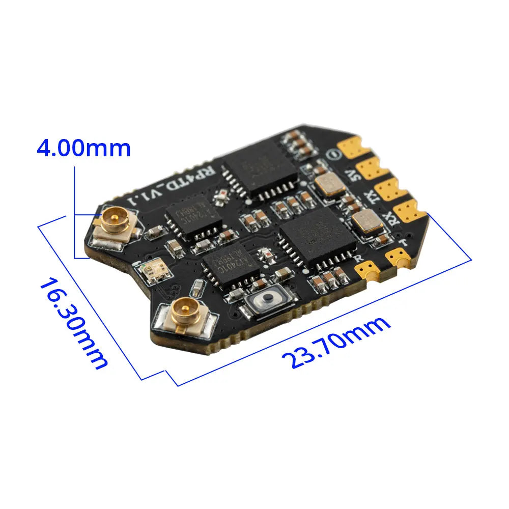 RadioMaster RP4TD ExpressLRS 2.4GHz True Diversity Receiver Dual TCXO for FPV Drone and Fixed Wing