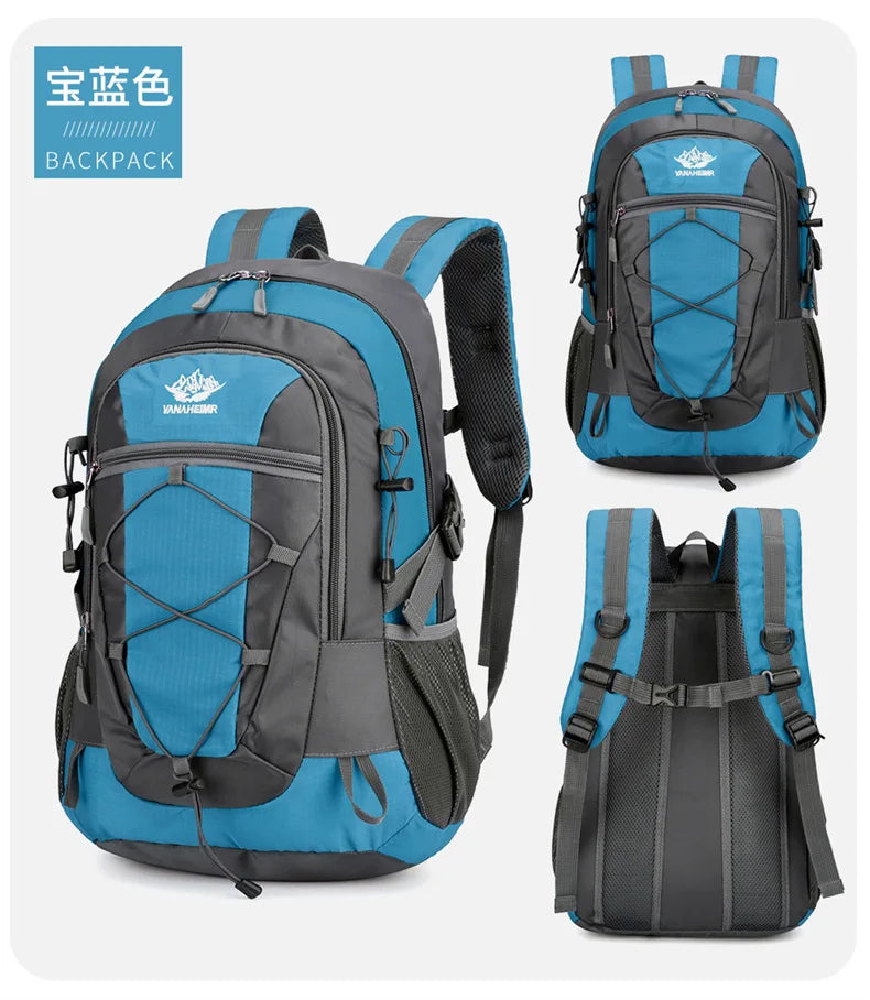 30L Lightweight Hiking Backpacks Waterproof Travel Shoulder Bags Outdoor Camping Cycling Fishing Climbing Backpack for Women Men