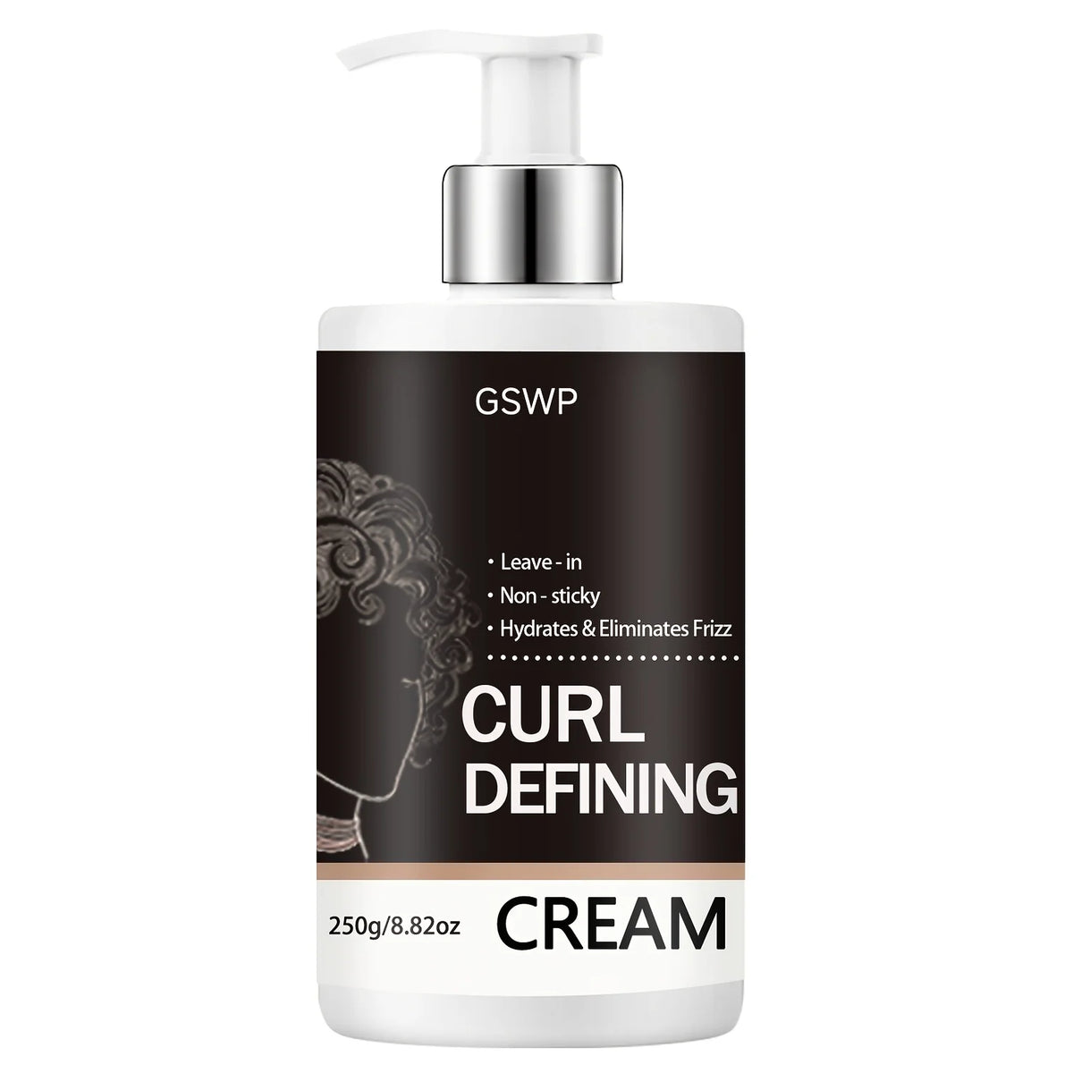 GSWP Men's Curl Moisturizing Cream, Provides Long-Lasting Curl Effects, Deep Moisturizing, Long-Lasting Curl Control. 250/500g