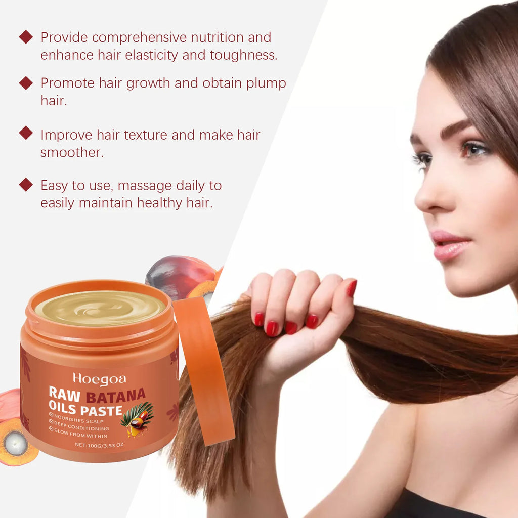 100% Pure Organic Hair Mask Batana Oil Hair Growth Oil Natural Treatment Nourishing Reduce Hair Loss Anti-Breakage Hair Products