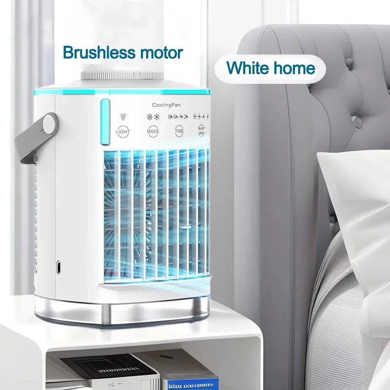 Desktop Air Conditioner Fan Small Air Cooling Machine Small Air Conditioner Household Water Cooling Summer Dormitory Artifac Car