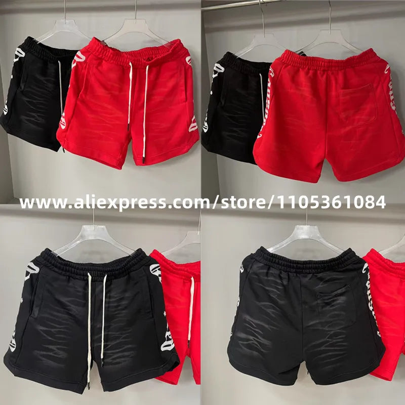 Red Black Casual Godspeed Letter Shorts Drawstring Versatile Cotton Printed Hip Hop 1:1 Good Quality Unisex GODSPEED Short Pants