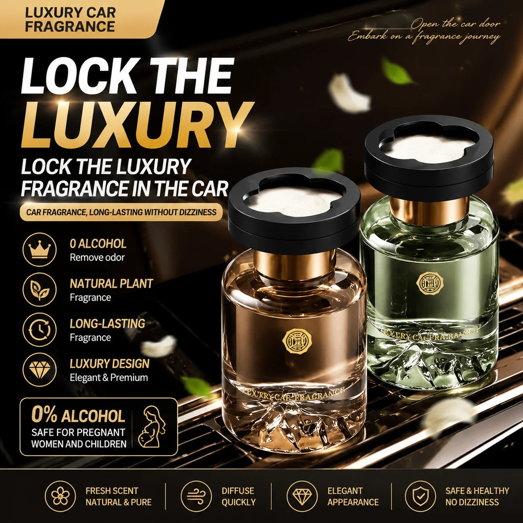 Light luxury mountain view car aroma diffuser,high mountain white tea perfume,long-lasting fragrance,interior high-end decoratio