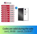 Renogy 16BB N-Type 200 Watt 24V Solar Panel, 24 Volt 200W Solar Panel 25% High-Efficiency, PV Module Power Charger for RV Marine