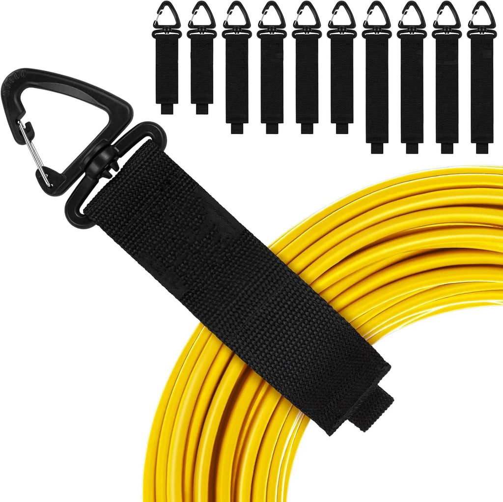 10/5/1PCS Rotate Buckle Wire Manager Power Cord Management Nylon Heavy Cord Storage Straps for Cable Hoses Car Organizer Holder