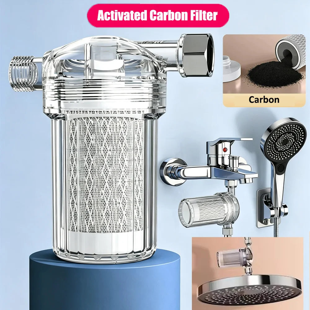 Widely Use Household Water Purifier for Water Heater Faucet  Soften Hard Water Shower Head Filter Wash Machine Pre-filter