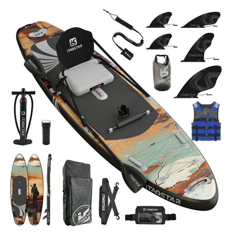Inflatable Paddleboard SUP Surf Yoga Stand Up Paddleboard