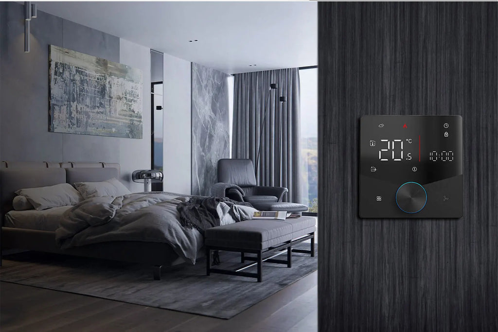 EU 24V 220V WIFI Smart Air Conditioner Thermostat Temperature Controller for Cooling Heating Programable Thermostatic Valve