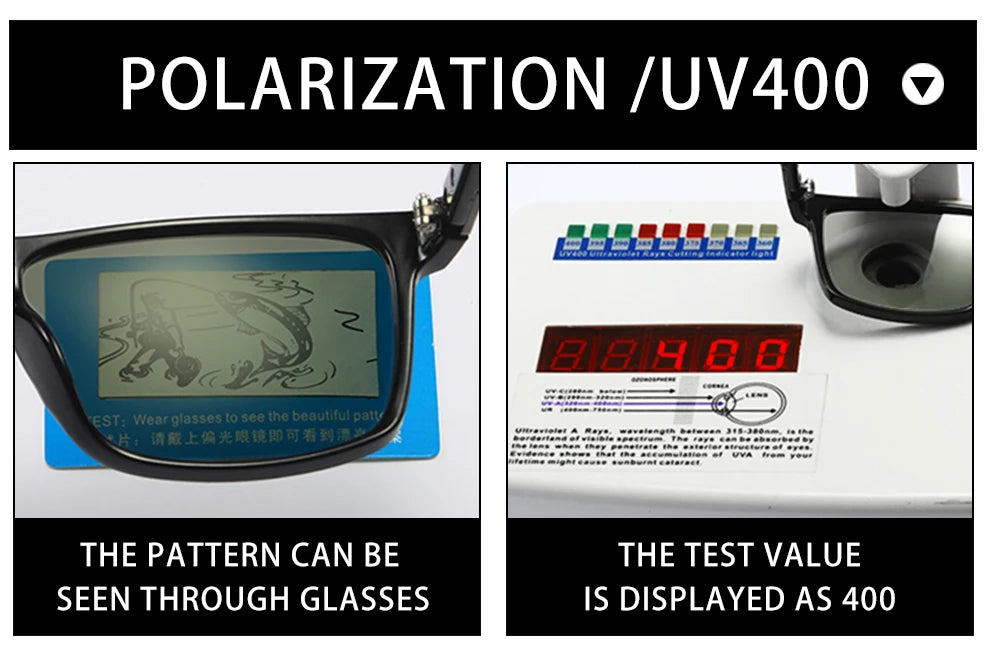 Sunglasses The New All-in-One Polarized Sun Glasses With Sun Protection For Man or Women TR90 UV400