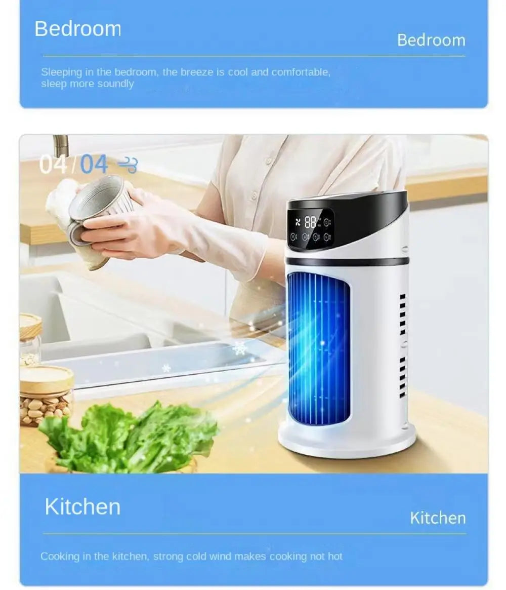 Fan Portable Cold Air Conditioning Multifunctional Air Cooled Fan Evaporative Small Air Cooler Air Conditioning Ventilador