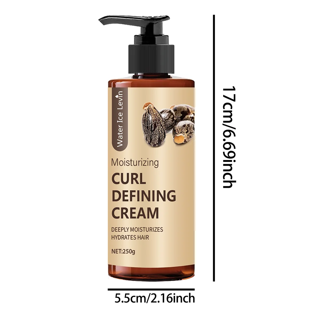 Perm, Latin curls, braids, curling styling cream, gives hair a natural, voluminous and long-lasting style, moisturizes and nourishes, suitable for wavy and curly hair, protects hair