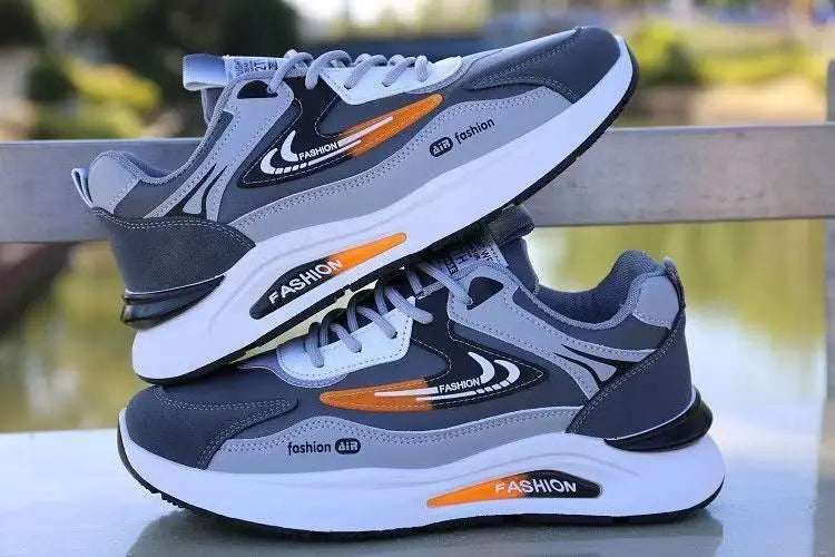 Shoes for Men Lightweight Pu Leather Casual Shoes 2025New Men's Sneakers Fashion Men Tennis Shoes Breathable Sport Running Shoe