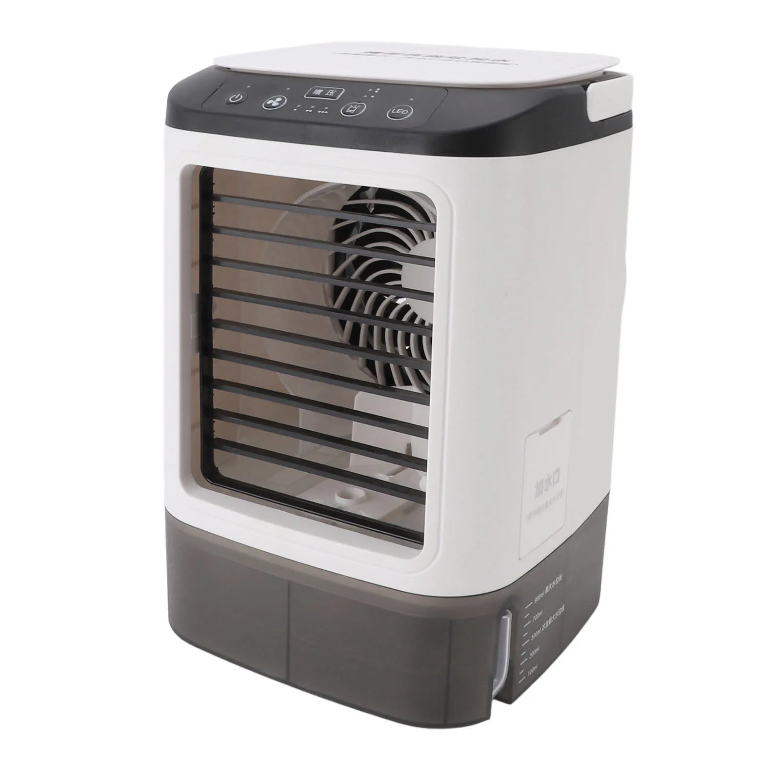 Mini Air Conditioner 12W 900ml Water Tank USB Powered Humidifying Misting Portable Air Cooler for Home Desk Office