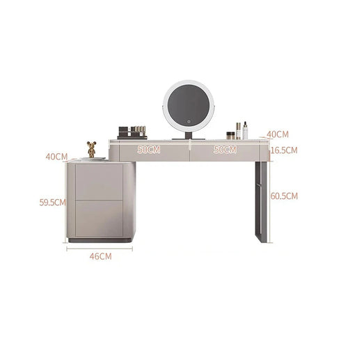 #With Mirror Storage Vanity Table Modern Nordic Luxury Trendy Vanity Table Premium Organizer Meuble Coiffeuse Home Furniture