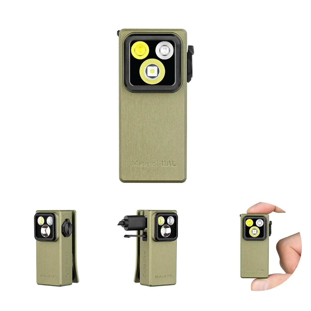 OLIGHT Oclip Ultra EDC Flashlight Clip-on Light, 530 Lumens Rechargeable with Type-C Charging