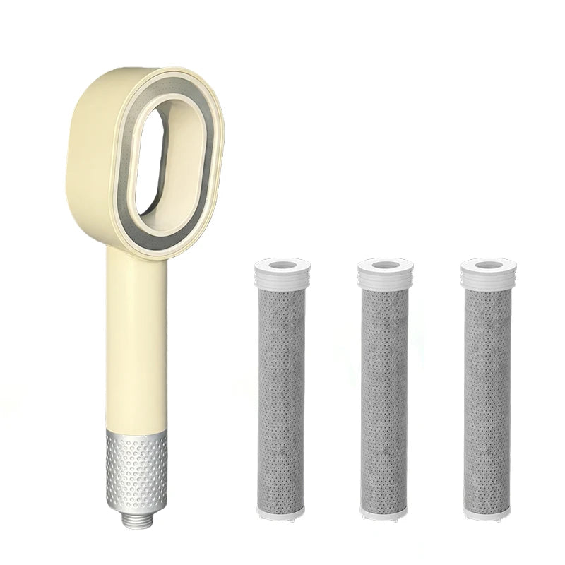 High Pressure Filter Shower Head Nozzle Impurities Beauty Purification Bathroom Showerhead Accessories Universal Water Saving
