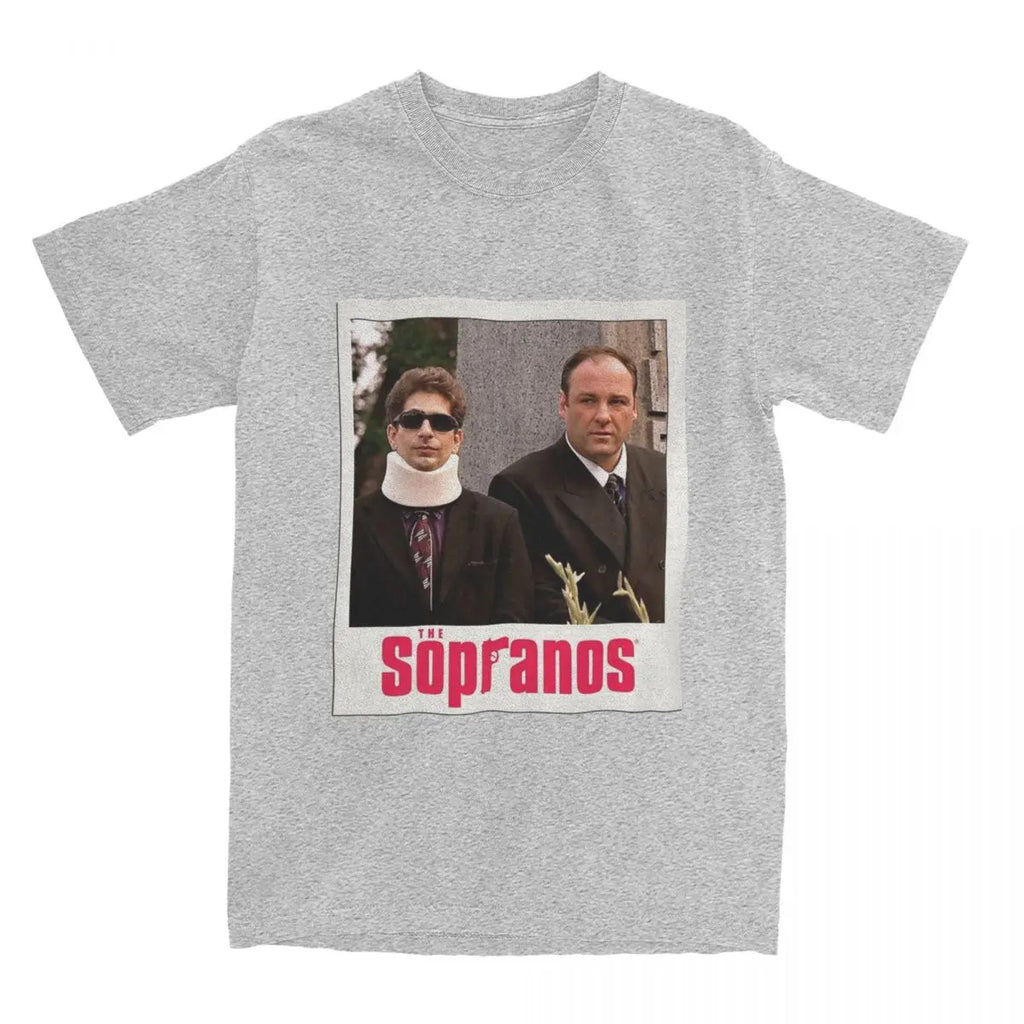 Streetwear T Shirt Tony Soprano Tv Show Pop Culture Cotton T-Shirts Fashion Tshirt for Men Summer Casual Short Sleeve Top Tees