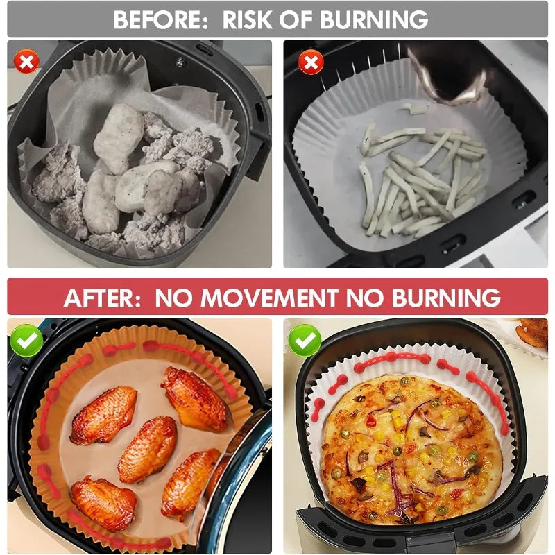 Air Fryer Magnet Silicone Buckle Silicone Air Fryer Liner Fixing Buckle Prevent Paper Shift and Burn Reusable Accessories
