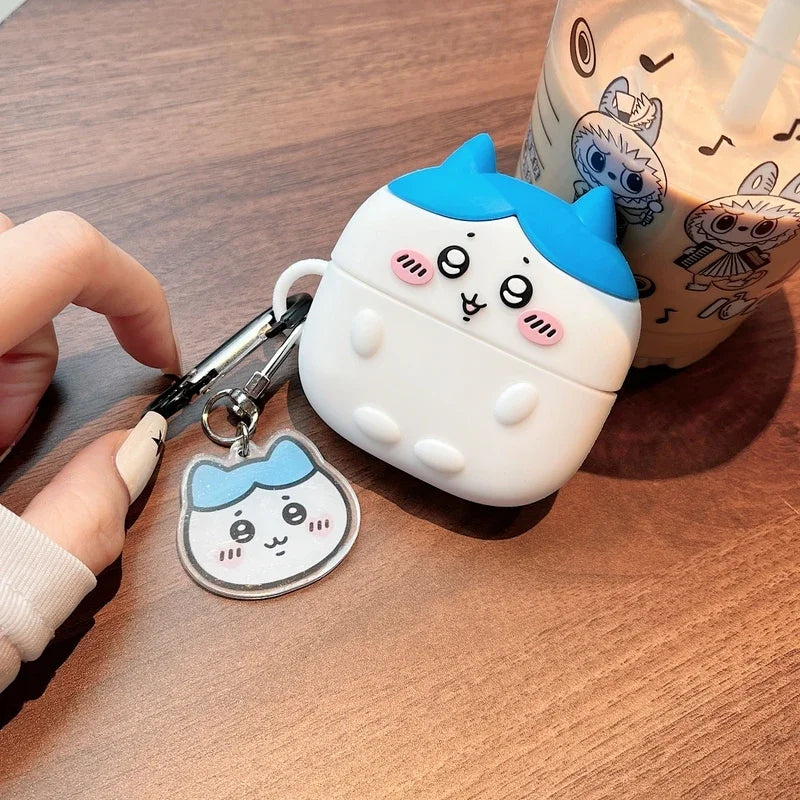 Cute Cartoon Anime Chiikawa Earphone Case For Airpods 5 1 2 3 4 Pro 2 3 Wireless Bluetooth Headset Protective Soft Slicone Cover