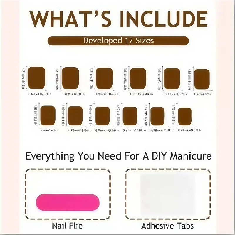 24pcs Fake Nails in Wine Red Gradient Cat's Eye Autumn and Winter New Style Press-on Nail Tips Suitable As Gifts for Girls