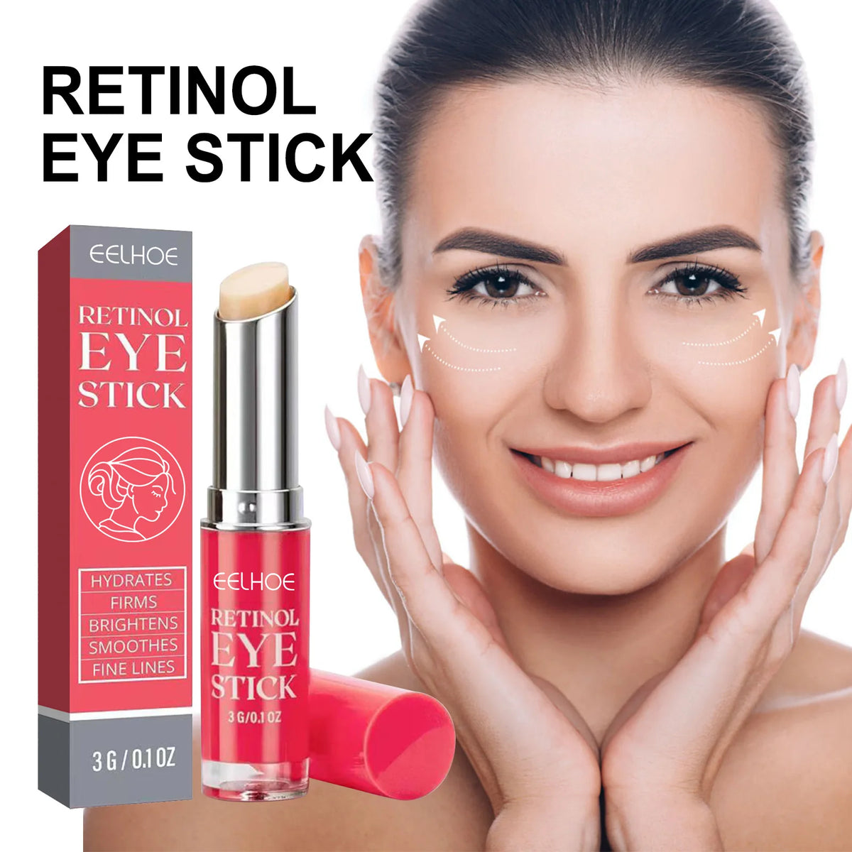 Retinol Eye Cream Lifting Firming Anti-Wrinkle Remove Eye Bags Dark Circles Anti Aging Whitening Moisturizing Brighten Skin Care