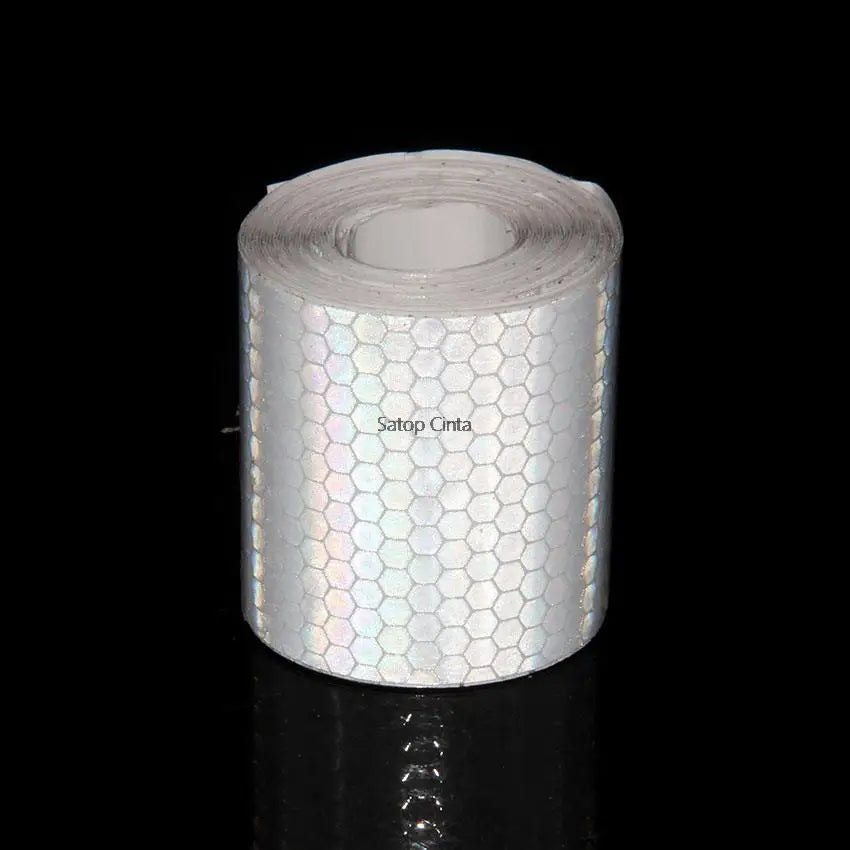 2inch Bicycle Safety Warning Conspicuity White Reflective Tape Reflective Strip Bike Stickers Adhesive Reflectors For Things 10M
