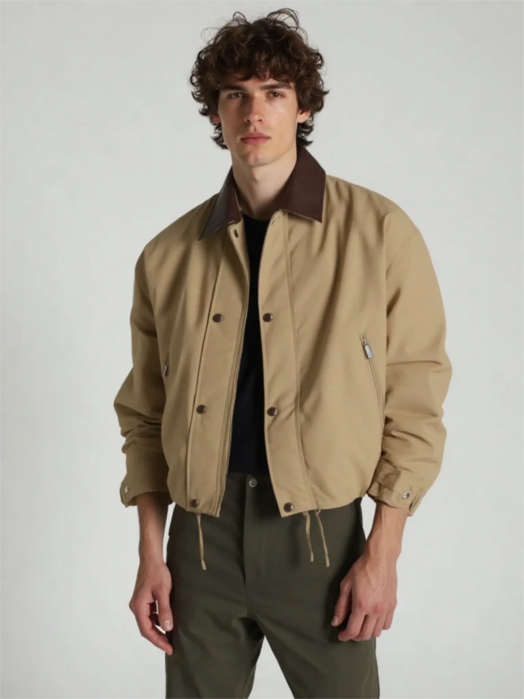Yao Fashion Barnfit Chore Jacket Casual Streetwear Trend Brand High Quality 1:1 Baggy Retro Autumn Winter Cotton Padding Jacket