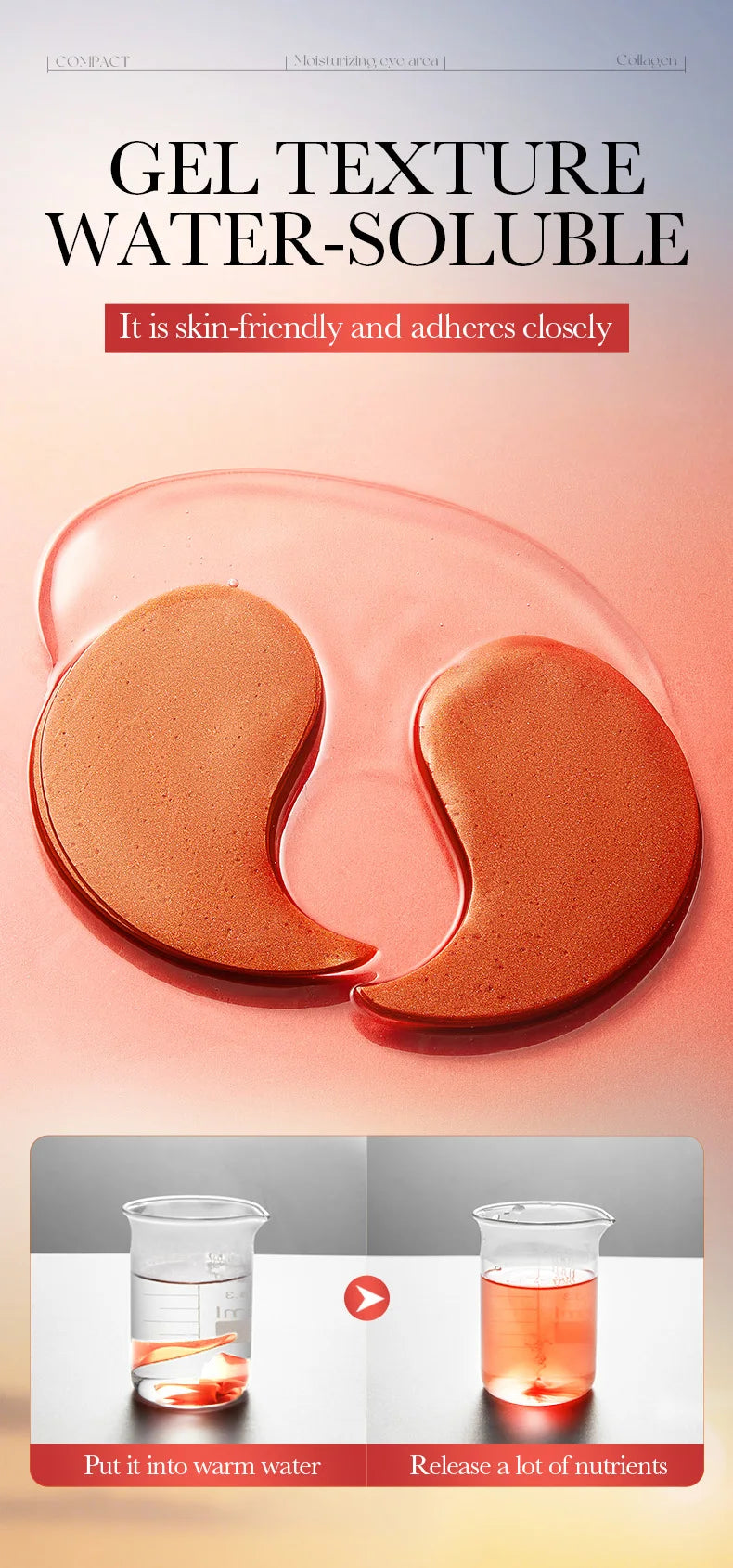 80pcs BIOAQUA Snail Crystal Collagen Eye Mask Anti Dark Circles Eyes Bags Anti-Wrinkles Moisturizing Anti-Aging Eye Patches
