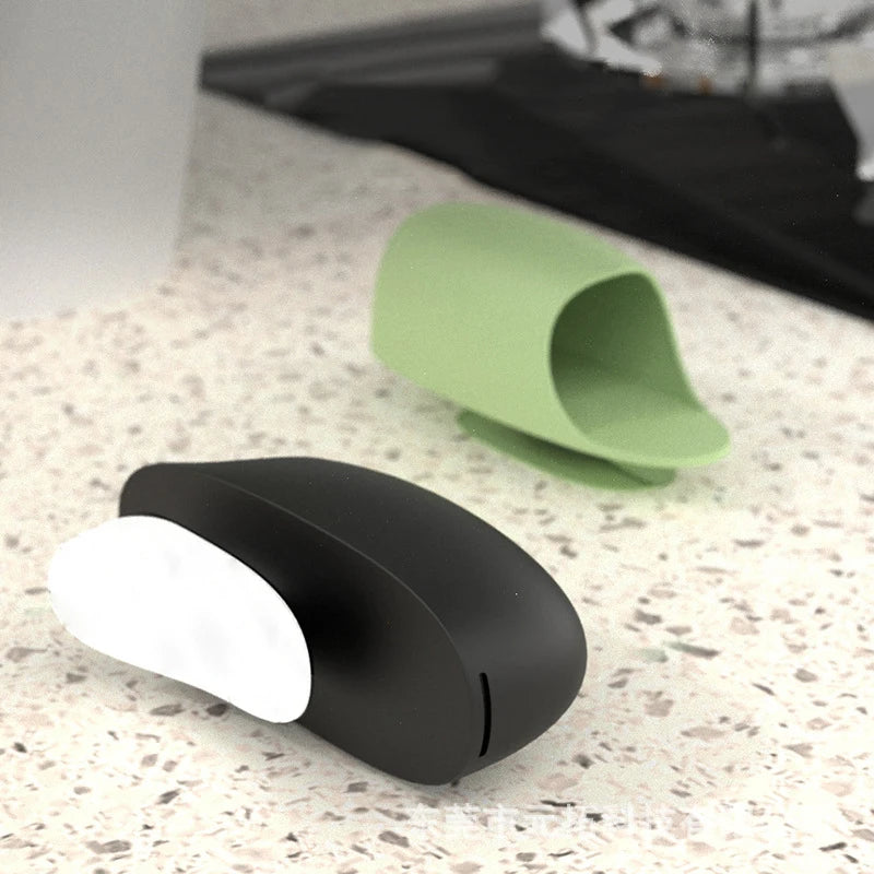 Kitchen Rice Scoop Holder Traceless Rice Cooker Spatula Organizer Tableware Storage Rack Spoon Holder Bathroom Utensil