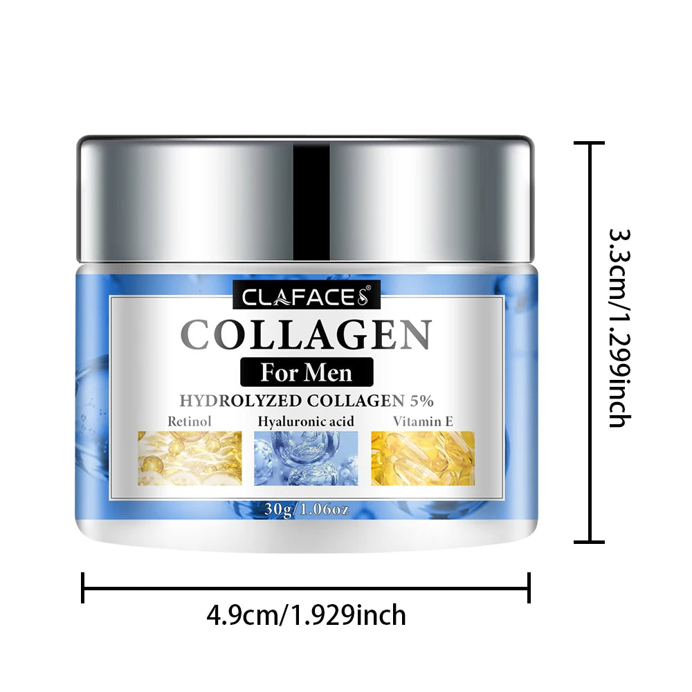 Smooth Wrinkle Cream for Men Remove Face & Neck Wrinkles Firming Moisturizing Skin Retinol Face Cream Younger Facial Treatment