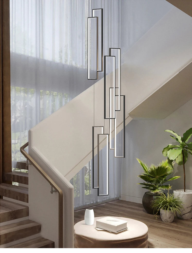 Stairs Lighting Led Ceiling Light Pendant Lamp For Dining Room Living Room Chandelier Modern Pendant Hanging Lamps For Ceiling