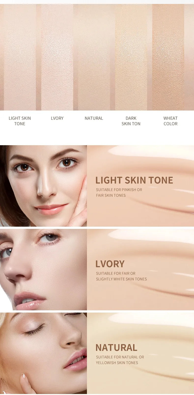 Matte Foundation Cream Stick Boosted Skin Tint Silky Texture Moisturizing Lasting Coverage Concealer Base Even Skin Tone Makeup