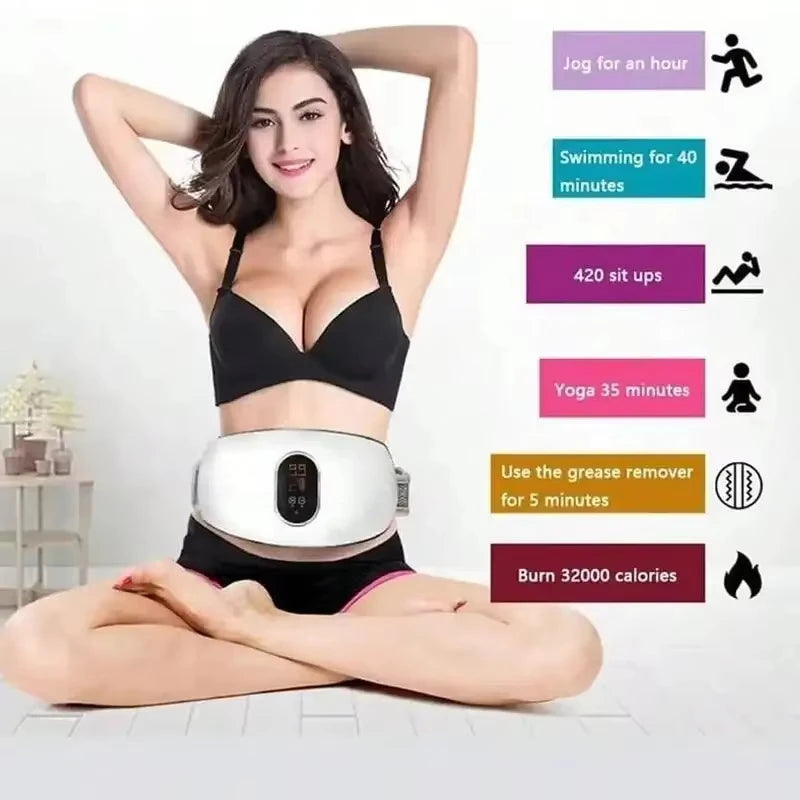 Vibration Abdomen Machine Weight Loss Lazy Big Belly Thin Waist Stovepipe Fat Burning Abdominal Massage Fitness Equip Ys6