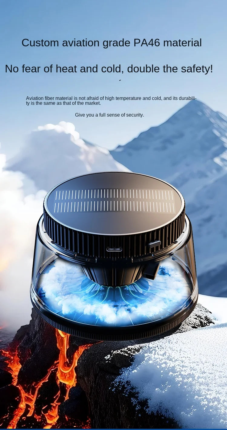 New High-end Cloud Car Solar Aromatherapy Light Luxury New Lasting Fragrance Men's Car Perfume Fog