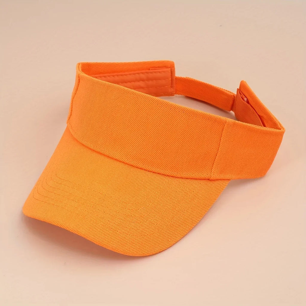new solid color hollow top hat adjustable duck tongue hat sun hat summer men women suitable for sports riding daily out running