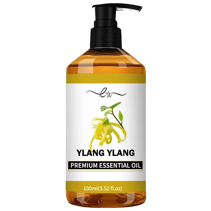 Lavender Ginger Herbal Massage Oil 100ml - Coconut Chamomile Infused, Hair Care & Full Body Massage, Relaxing Meridian Oil, Natu