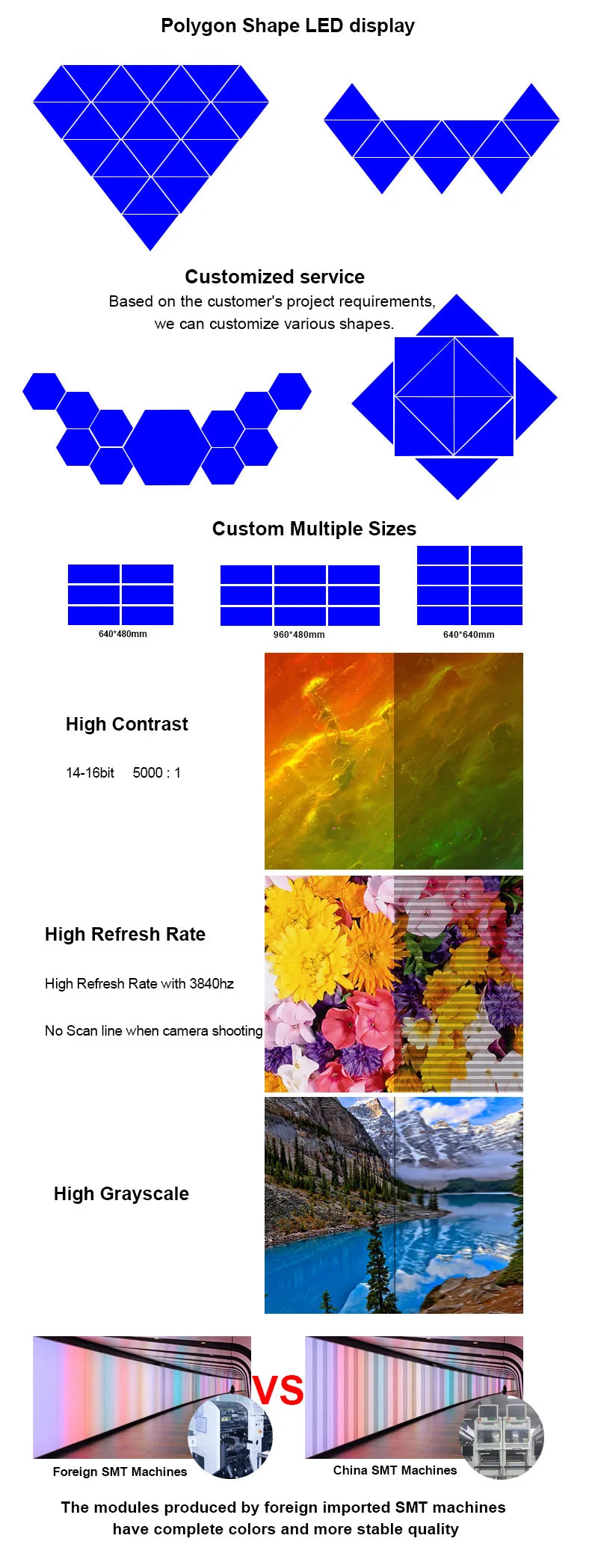 Lecede P2.6 P3.91 P4.8 Movable Indoor Outdoor Stage Background LED Screen Display Curved Rental LED Screen Digital Poster ODMHig