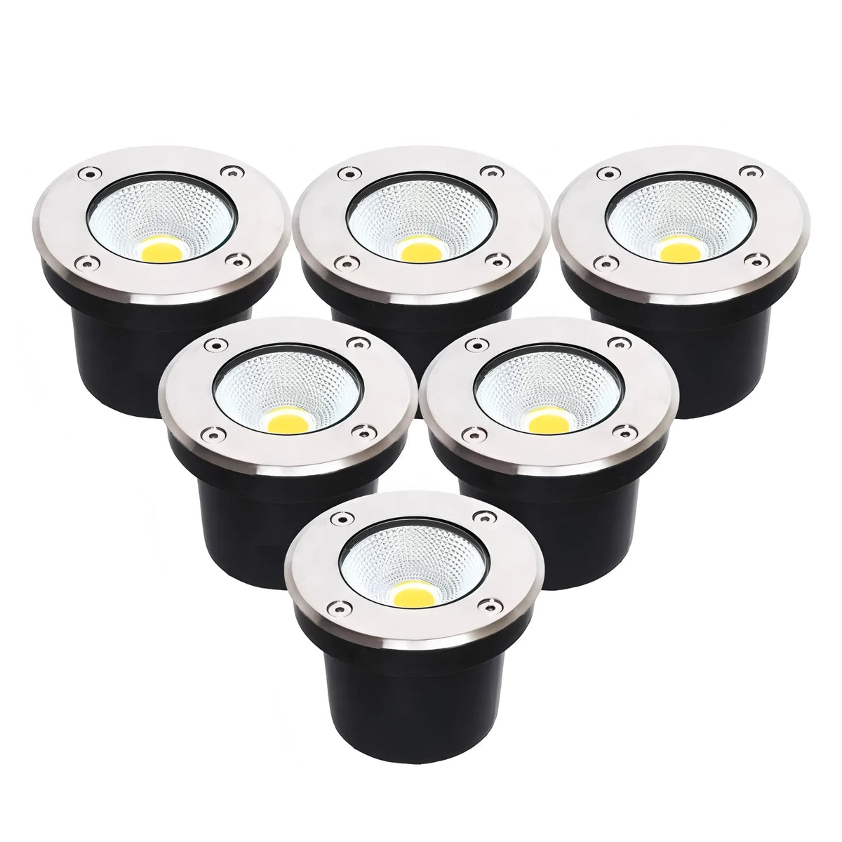 5W 10W 12W 15W Led Garden Underground LampsOutdoor IP67 Waterproof Buried Garden Path Spot Recessed Underground Light Warm White