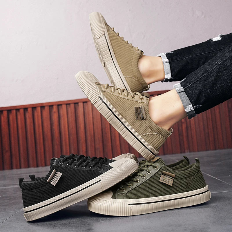 Fashion Men's Walking Sneakers Outdoor Man Casual Shoes Breathable Lightweight Board Shoes Platform Sport Footwear Running Shoes