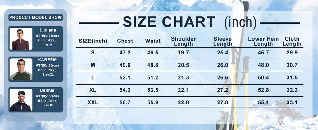 2026 Mens Snowboard Jacket Ski Coat Women Waterproof Insulated Baggy Snowboard Coats Winter Hooded Mountain Hiking Warm Outdoor