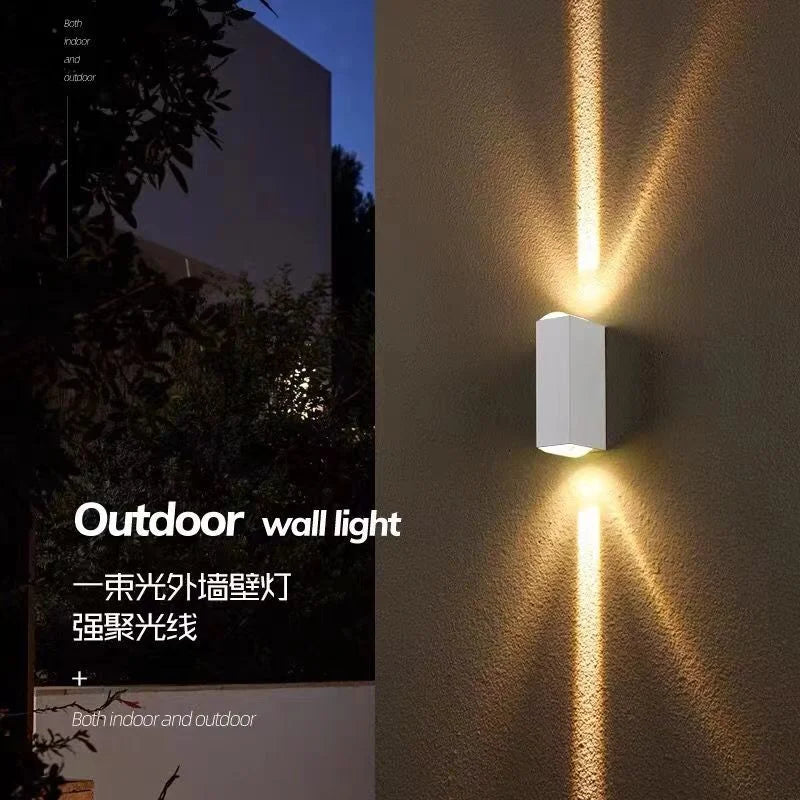 LED Indoor Outdoor Wall Lamps Villa Courtyard Pillar Spotlight Stair Lighting Boundary Home Illumination