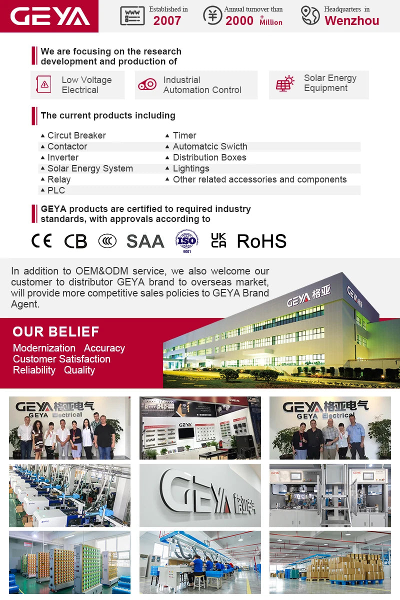 GEYA G2R Automatic Transfer Switch Din Rail Mini Type ATS Electric Switch Manual Transfer Switch 220V 2P 63A