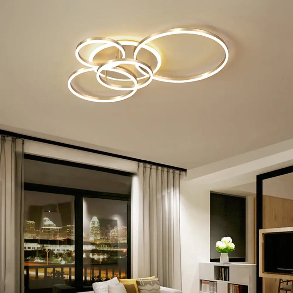 LED Ceiling Chandelier Lighting For Home Living Study Room Bedroom Dimmable Ceiling Lamp Indoor Lighting Decoration Lamps