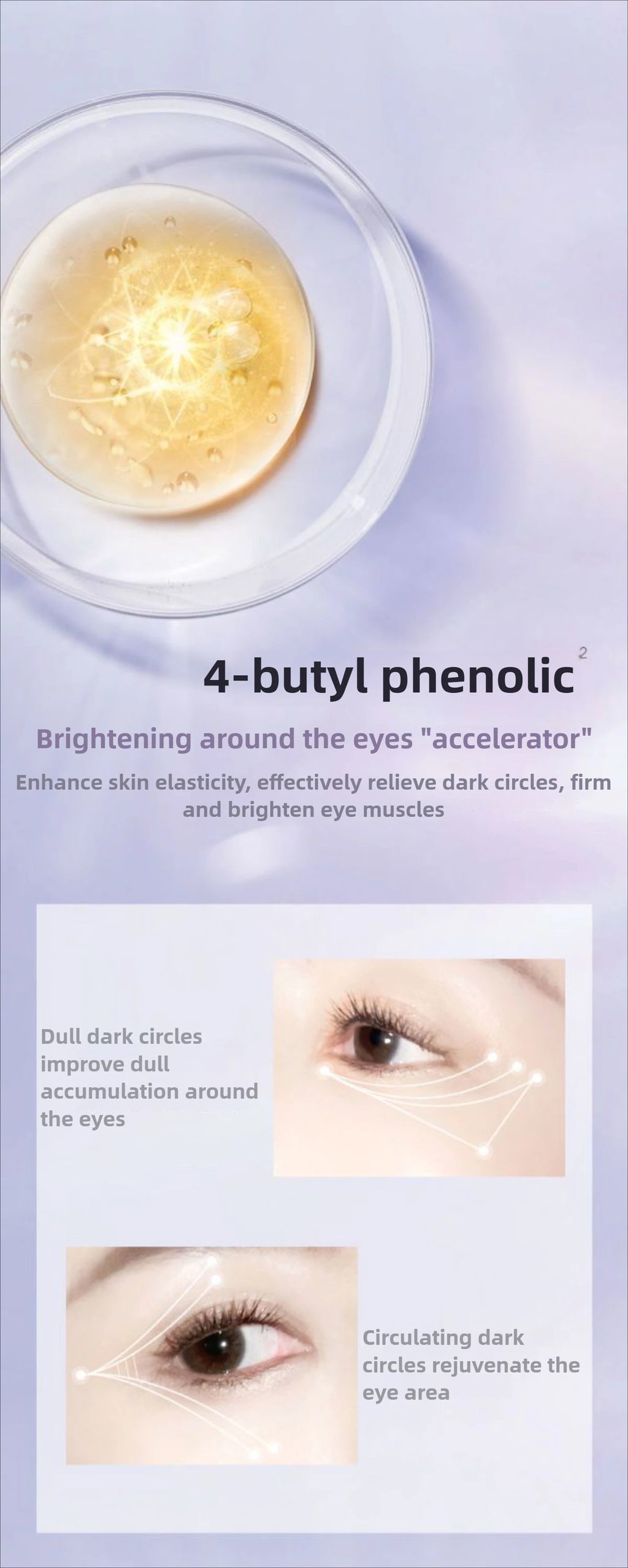 Instant Eye Bag Removal Cream Roller Ball Anti Wrinkle Fade Fine Lines Firming Skin Anti Dark Circle Puffiness Brighten Eye Care