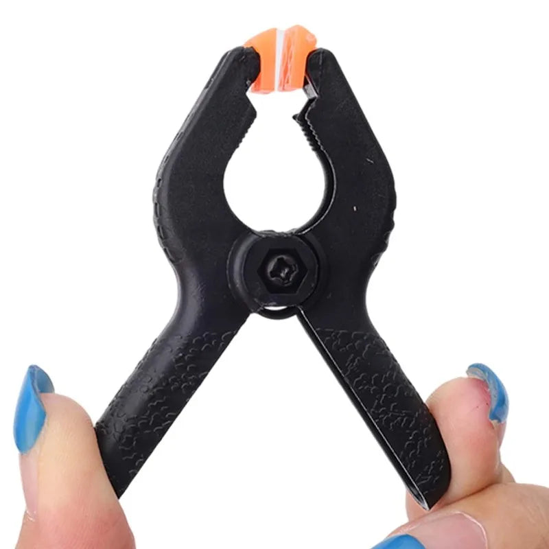 Plastic Adjustable Woodworking Clamps Wood Working Spring Clip Photography Background Fixed Clamps Laundry Clothes Drying Pegs