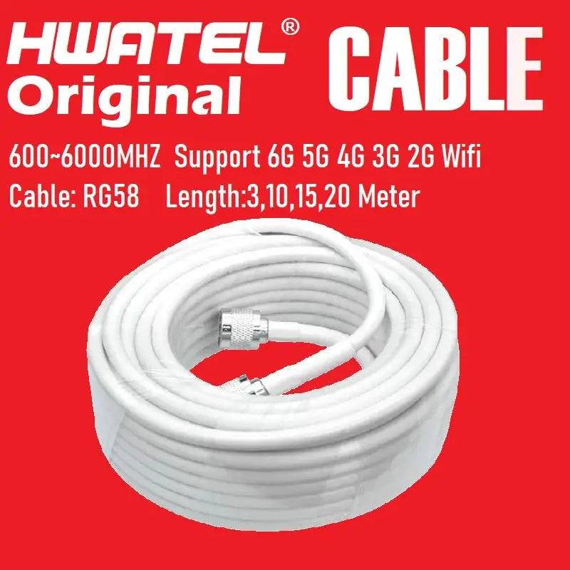 Cable Feeder 2G 3G 4G 5G WIFI 700 3500 MHZ Low LOSS RG 58 RG213 5d-FB Coaxial for Cellular Amplifier Booster Repeater Antenna